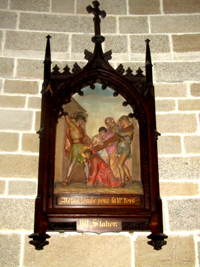 Vannes : chemin de croix de la cathdrale de Saint Pierre