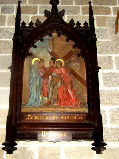 Vannes : chemin de croix de la cathdrale de Saint Pierre