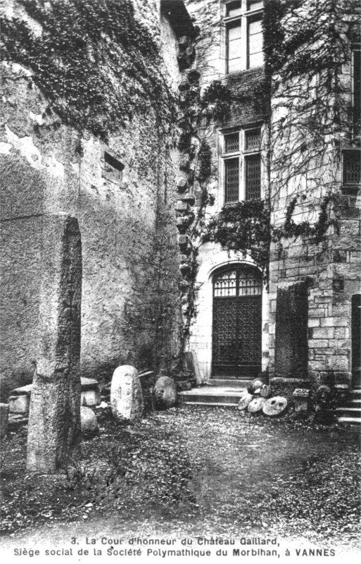 Le chteau (ou manoir) Gaillard  Vannes en Bretagne.