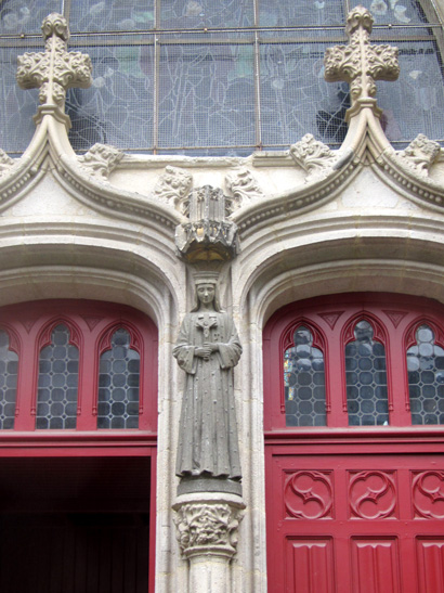 Porte Nord de la cathdrale de Vannes