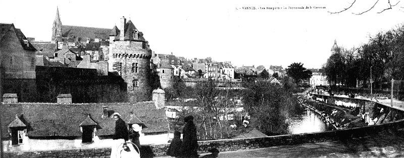 Promenade de la Garenne  Vannes (Bretagne).