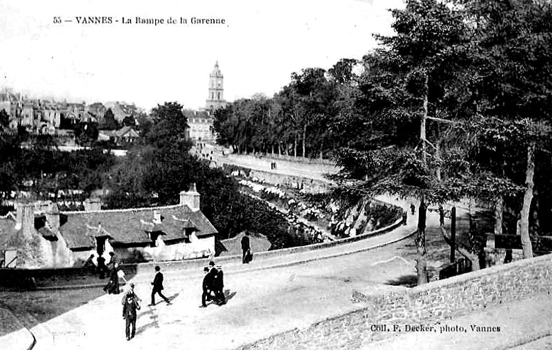 Promenade de la Garenne  Vannes (Bretagne).