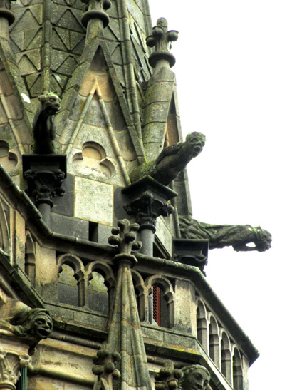 Gargouille et chimre de la cathdrale de Vannes