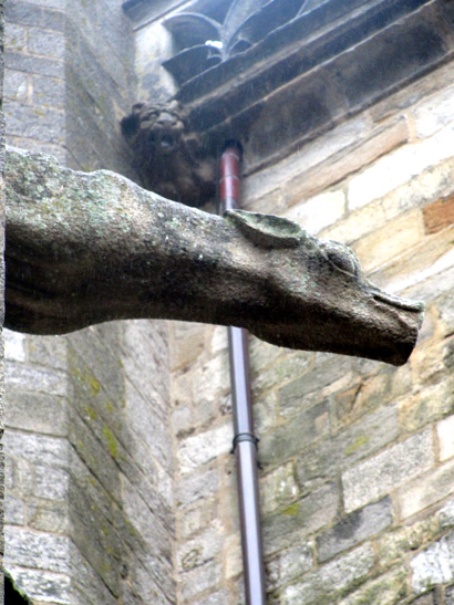 Gargouille et chimre de la cathdrale de Vannes