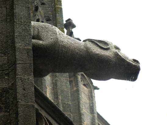 Gargouille et chimre de la cathdrale de Vannes