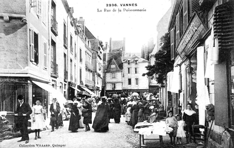 Place de la Poissonnerie  Vannes (Bretagne).