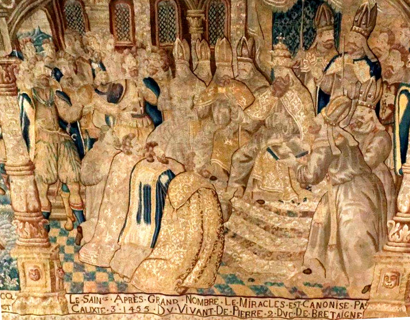 Tapisserie de Saint Vincent Ferrier  Vannes (Bretagne).