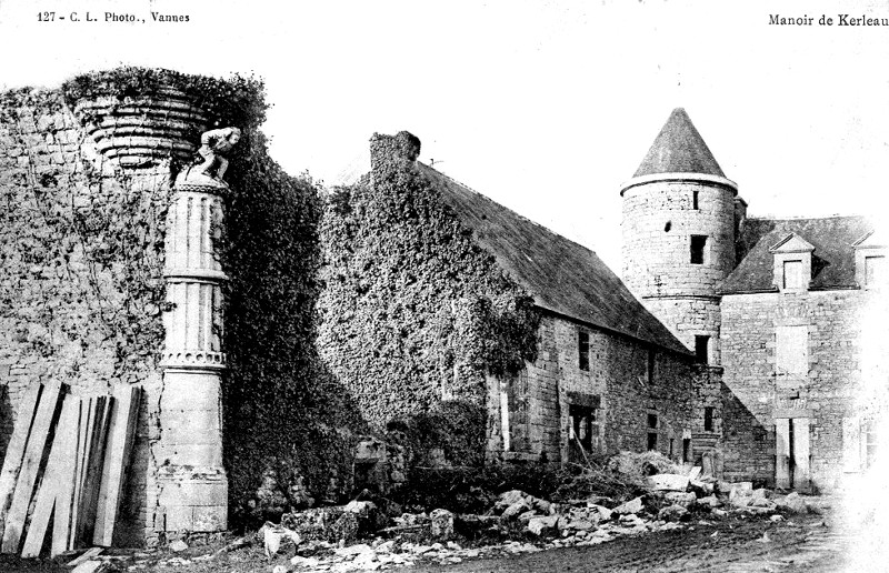 Vannes (Bretagne) : le manoir de Kerleau.