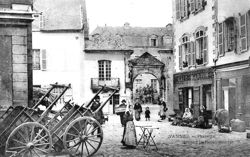 Ville de Vannes (Bretagne).