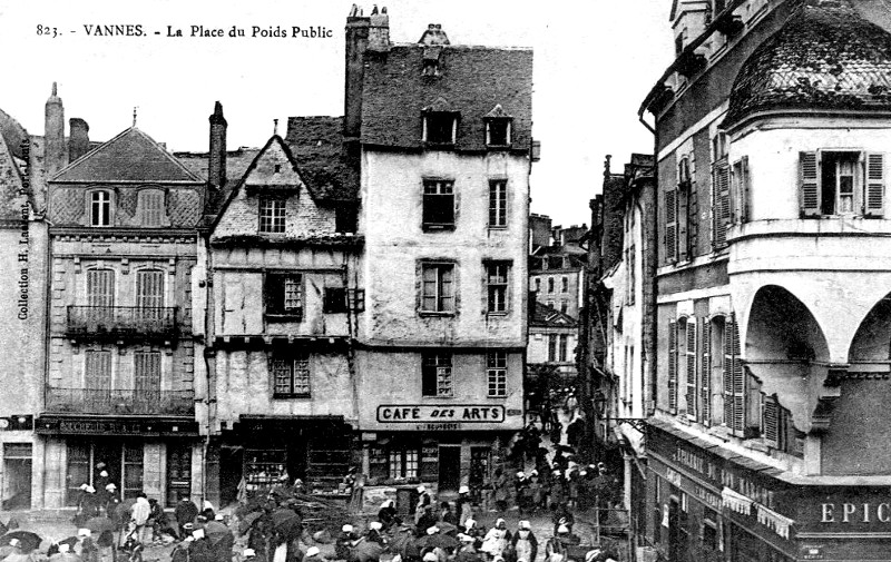 Ville de Vannes (Bretagne).