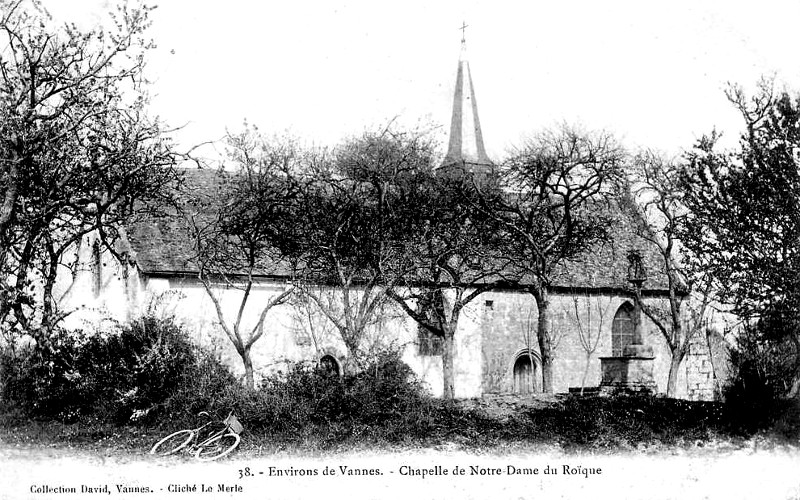 Vannes (Bretagne) : la chapelle de Roïque.