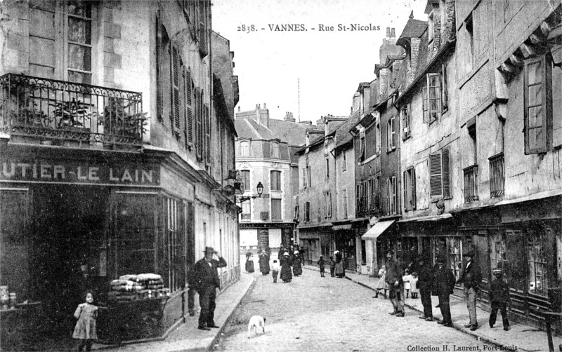 Ville de Vannes (Bretagne).