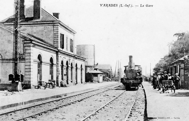 Gare de Varades (anciennement en Bretagne).