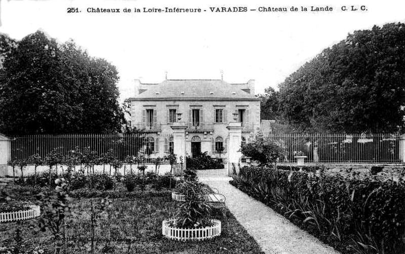 Chteau de la Lande  Varades (anciennement en Bretagne).