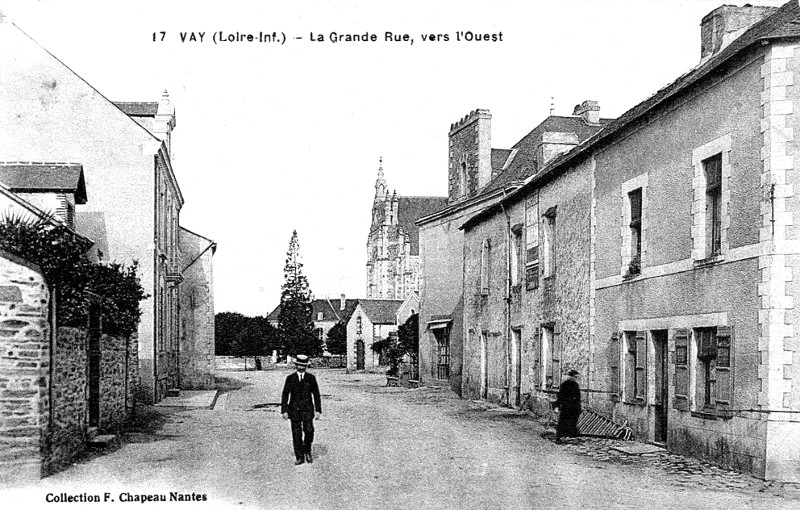 Ville de Vay (anciennement en Bretagne).