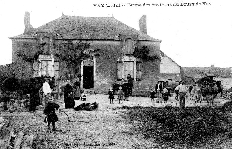 Ville de Vay (anciennement en Bretagne).