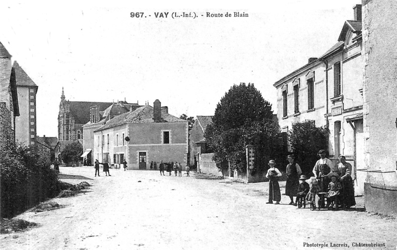 Ville de Vay (anciennement en Bretagne).