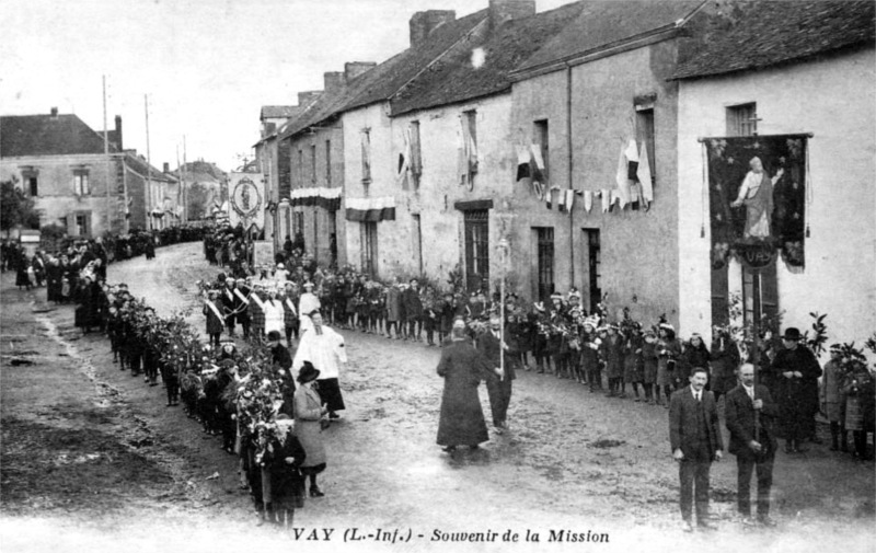 Ville de Vay (anciennement en Bretagne).