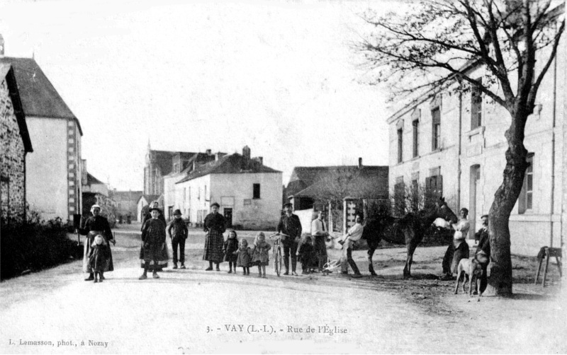 Ville de Vay (anciennement en Bretagne).