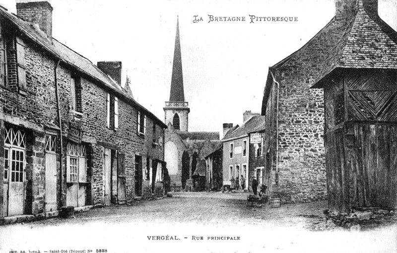 Ville de Vergal (Bretagne).