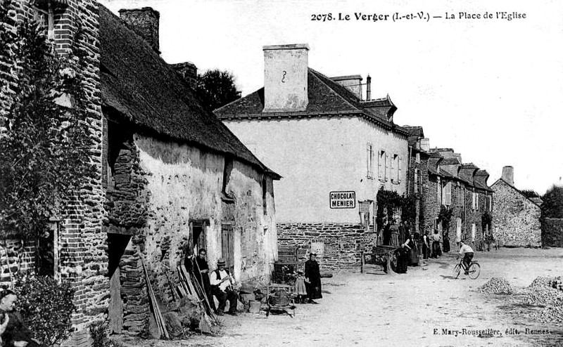 Ville du Verger (Bretagne).