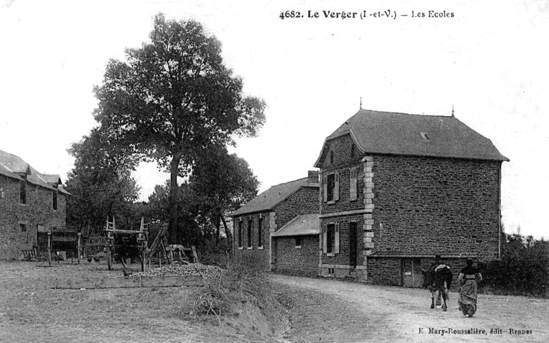 Ville du Verger (Bretagne).