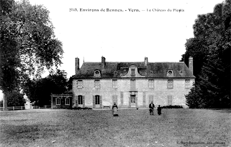 Chteau du Plessis  Vern-sur-Seiche (Bretagne).