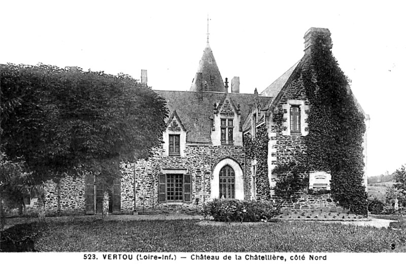 Château de la Châtelière à Vertou (anciennement en Bretagne).