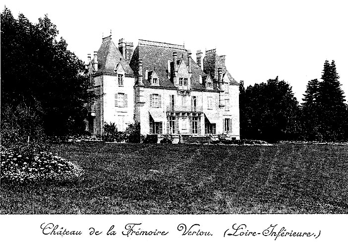 Château de la Frémoire à Vertou (anciennement en Bretagne).