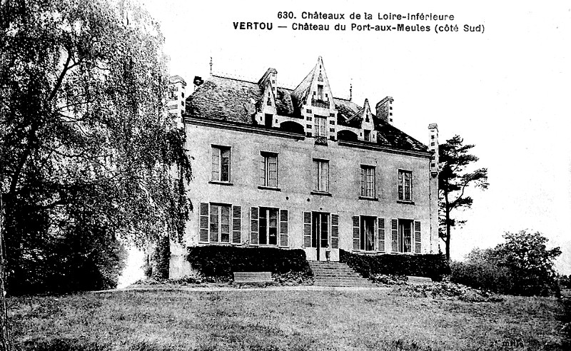 Chteau du Port-aux-Meules  Vertou (anciennement en Bretagne).