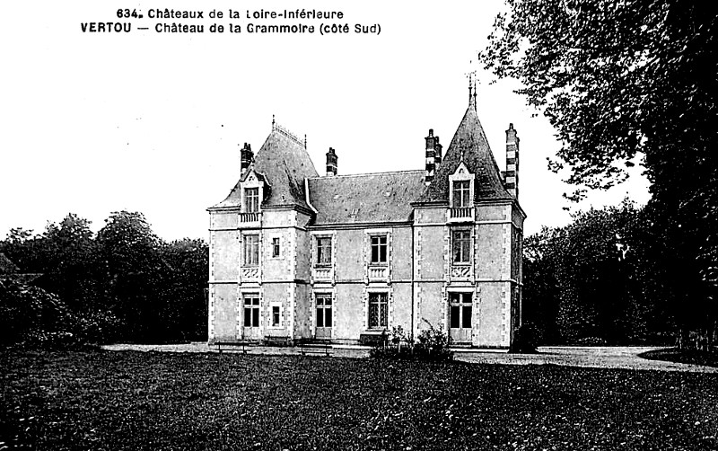 Château de la Grammoire à Vertou (anciennement en Bretagne).