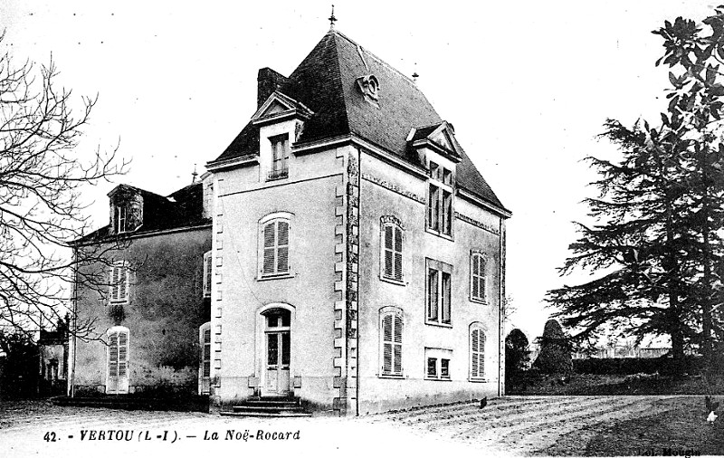 Château de la Noë-Rocard à Vertou (anciennement en Bretagne).