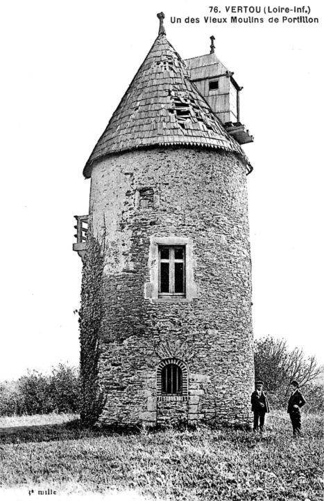 Moulin à Vertou (anciennement en Bretagne).