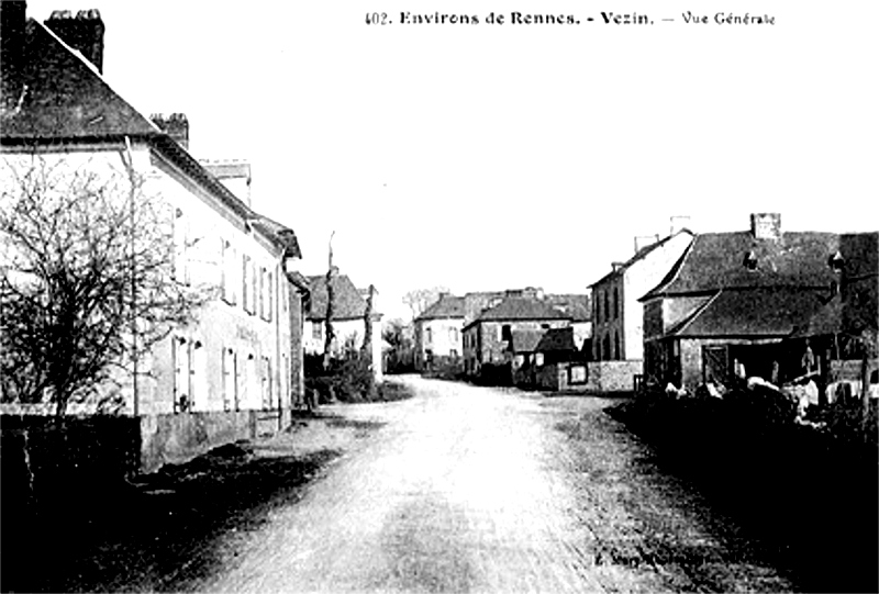 Ville de Vezin-le-Coquet (Bretagne).