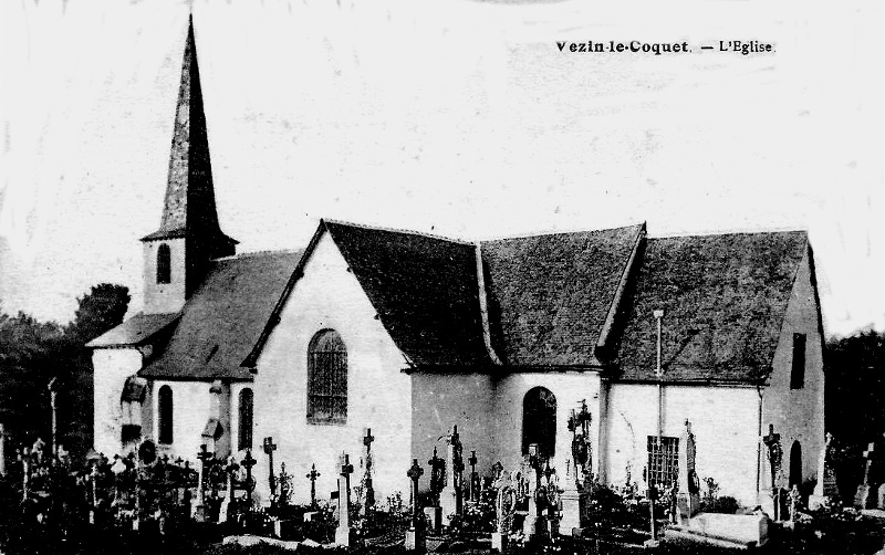 Eglise de Vezin-le-Coquet (Bretagne).