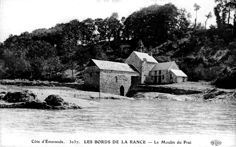La Vicomt-sur-Rance (Bretagne) : le moulin du Prat.