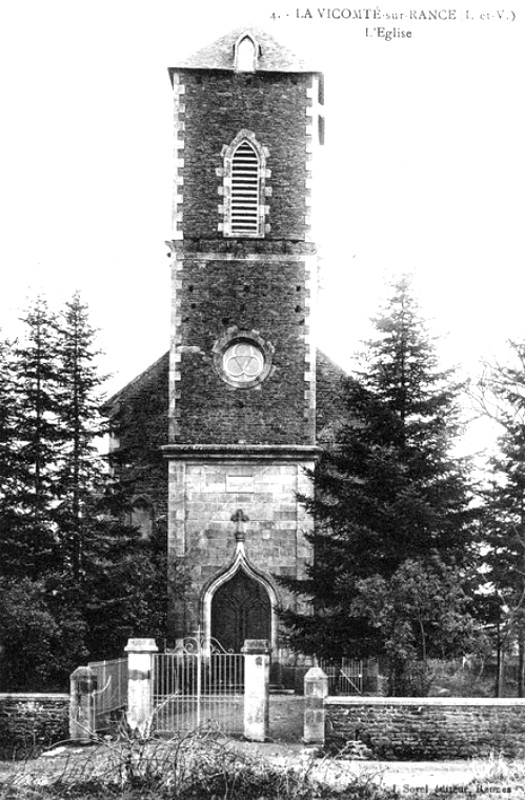 L'glise de La Vicomt-sur-Rance (Bretagne).