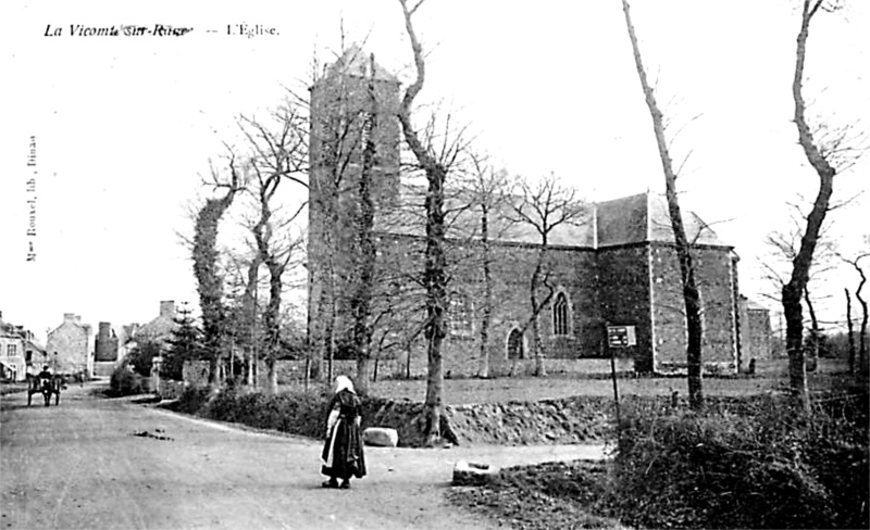 Eglise de La Vicomt-sur-Rance (Bretagne).