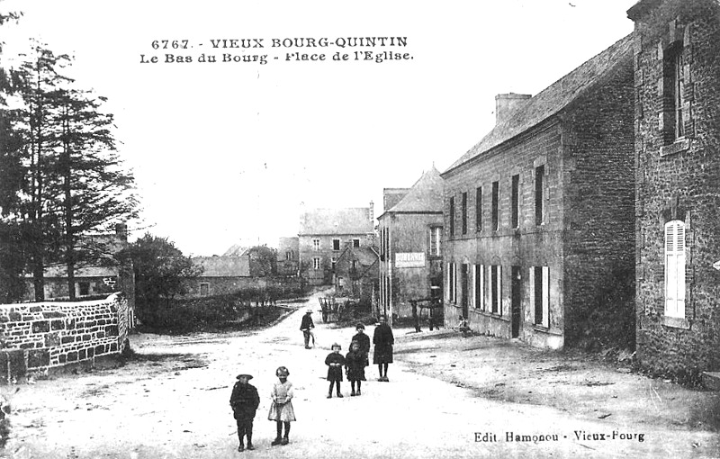 Ville du Vieux-Bourg (Bretagne).