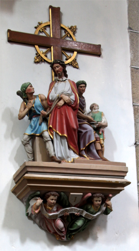 Chemin de Croix de l'glise du Vieux-March (Bretagne).