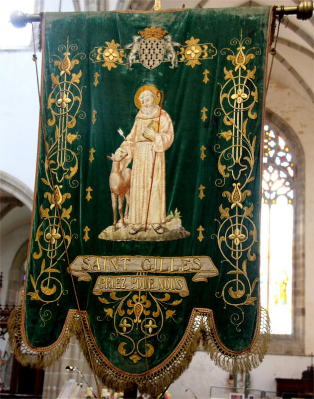 Bannire de l'glise du Vieux-March (Bretagne).