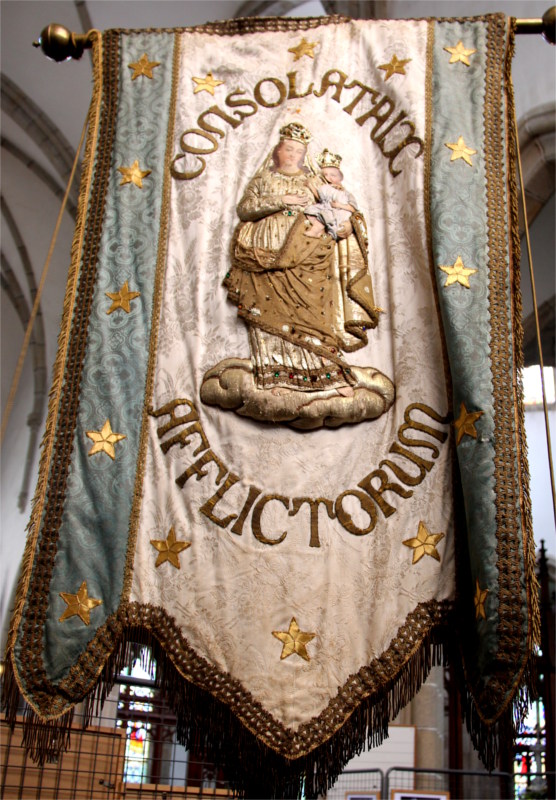 Bannire de l'glise du Vieux-March (Bretagne).