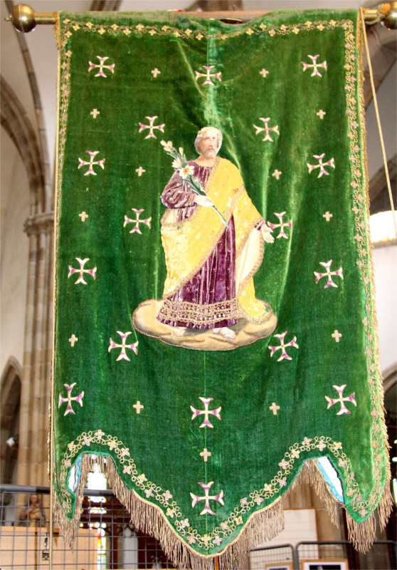 Bannire de l'glise du Vieux-March (Bretagne).