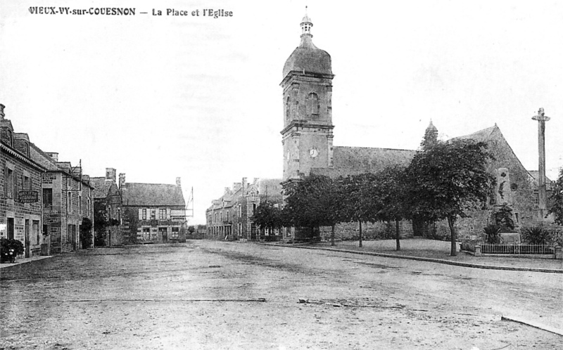 Ville de Vieux-Vy-sur-Couesnon (Bretagne).