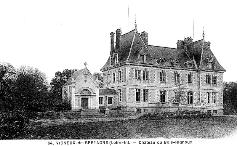 Chteau du Bois-Rignoux  Vigneux-de-Bretagne (Bretagne).