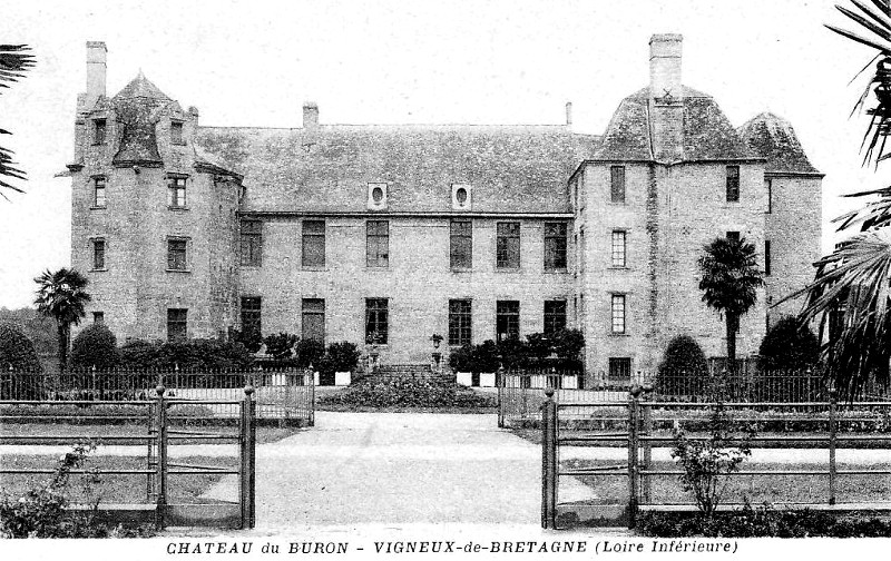 Chteau du Buron  Vigneux-de-Bretagne (Bretagne).