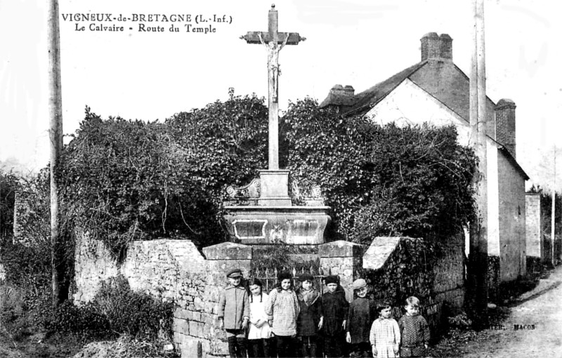 Calvaire de Vigneux-de-Bretagne (Bretagne).