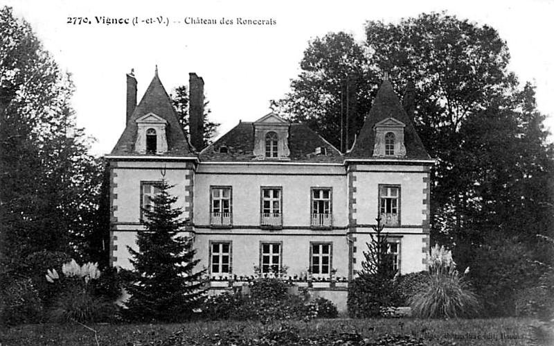 Château des Roncerais à Vignoc (Bretagne).