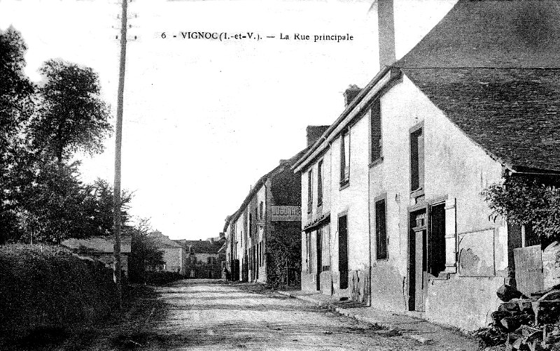 Ville de Vignoc (Bretagne).