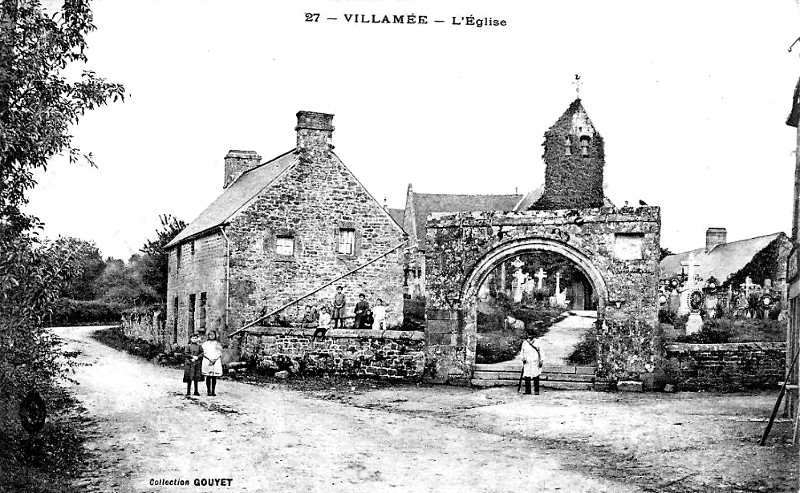 Ville de Villame (Bretagne).